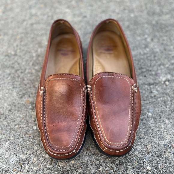 Dockers Catalina Brown Leather Slip On Casual Loafer - Picture 2 of 9